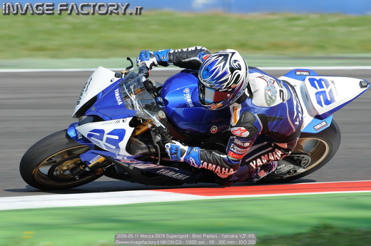 2008-05-11 Monza 0979 Supersport - Broc Parkes - Yamaha YZF-R6